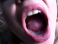 Mouth full of BBC cum