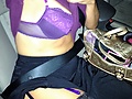 purple lingerie