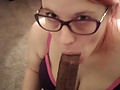 Sucking black cock