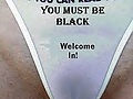 Must be black 