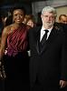 Interracial Celebrity Couples - Black Men and White Women-melody-hobson-george-lucas.jpg